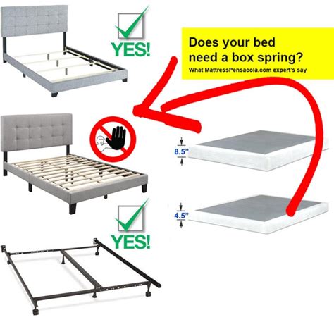 metal bed frame box spring required|upholstered bed frame box spring.